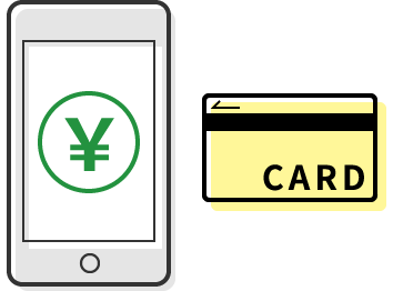 QRコード読み込みで
チェックアウト、自動決済